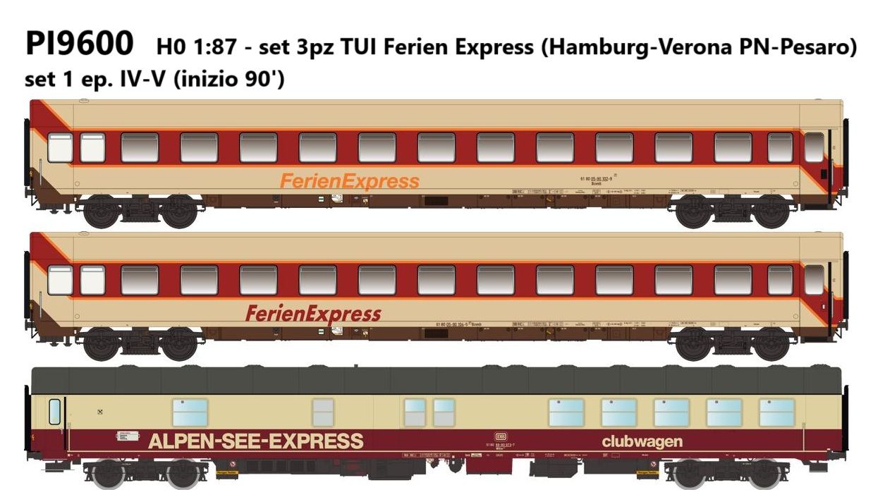 PI9600 TUI Ferienexpress Set 3-tlg. Ep.4/5