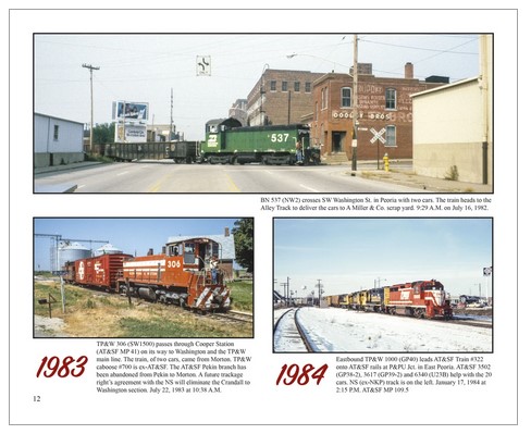 Morning Sun 7537 Peoria Rails 1980-2012