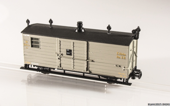 54241 Bänkelwagen Zittau Öllampenbeleuchtug