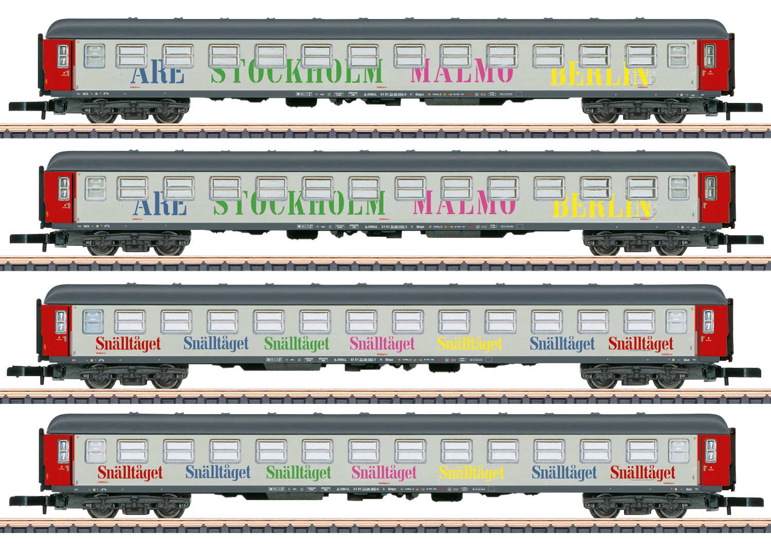 87283 Snälltaget Personenwagen-Set 3-tlg Ep.6