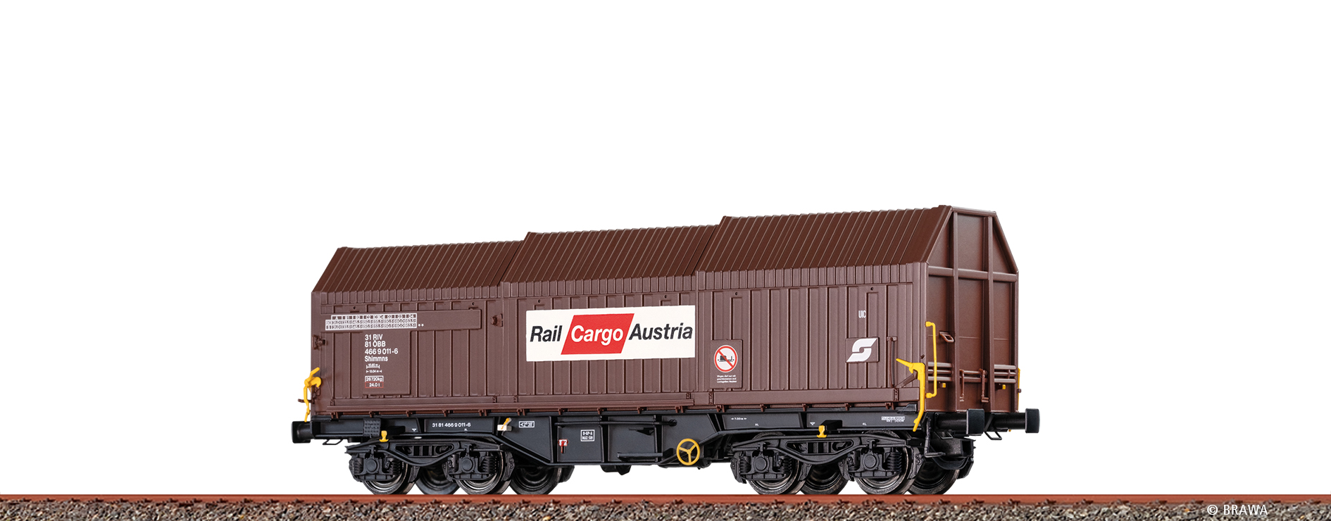 Brawa 51012 ÖBB/RCA Teleskophaubenwagen Shimmns Ep.5