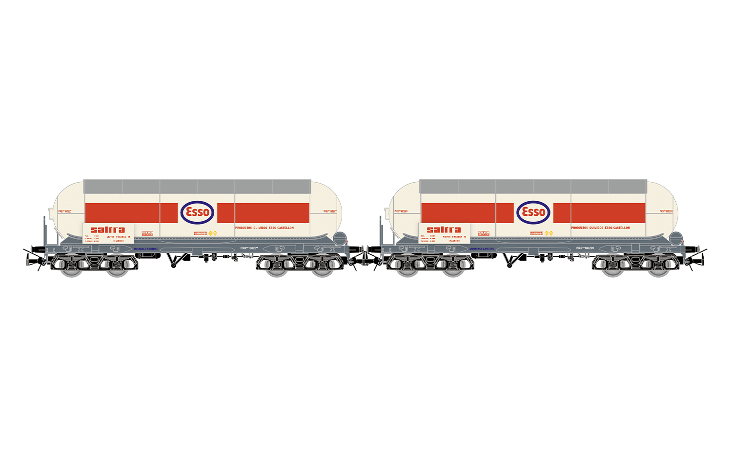HE6099 RENFE Kesselwagen Set 2tlg. ESSO Ep.4