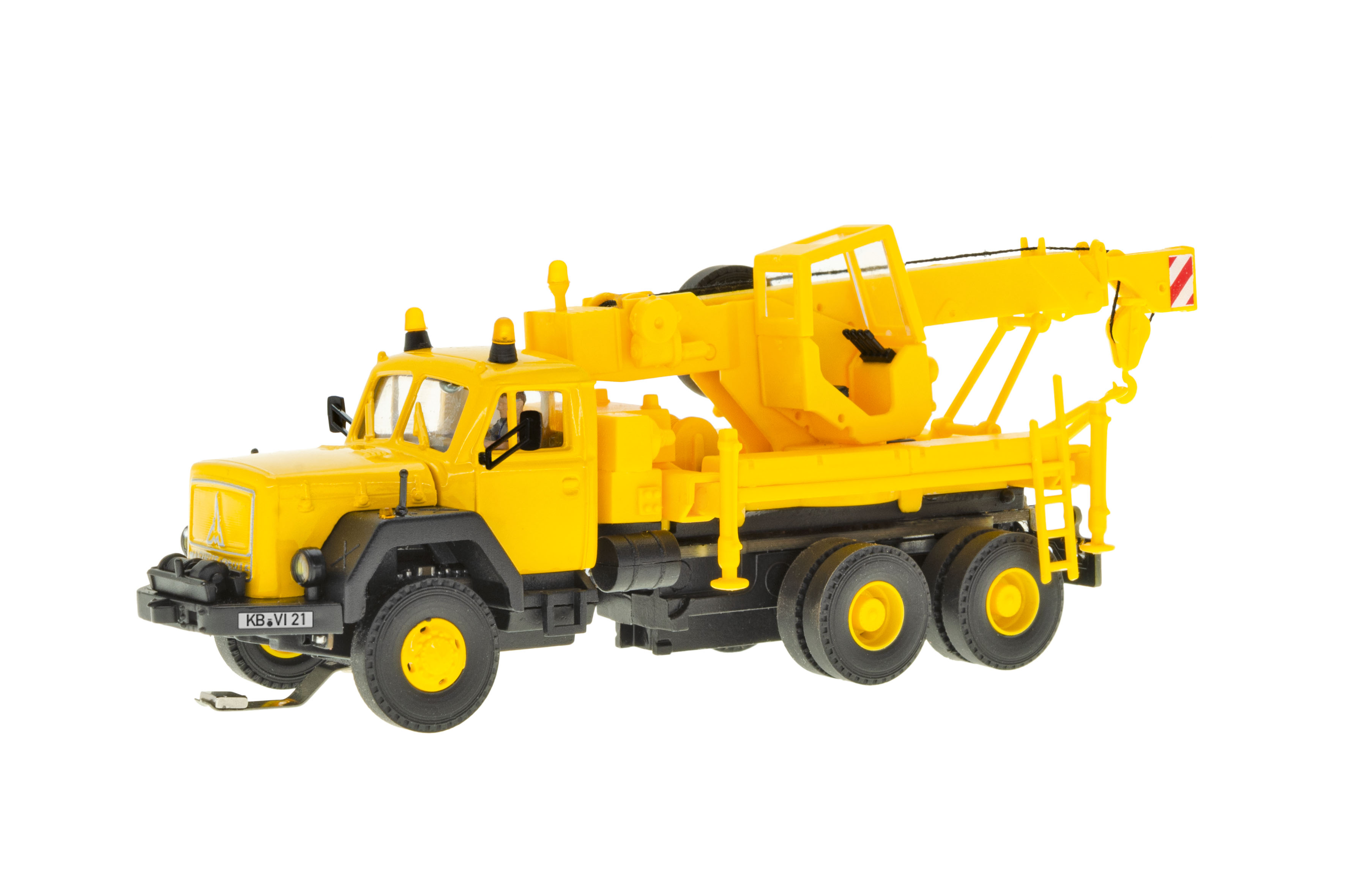 8021 CarMotion: Magirus Deutz Bergekran gelb