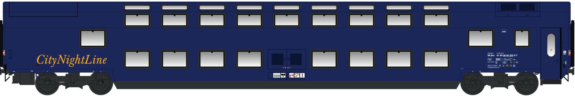 49065AC CNL Schlafwagen WLABm Ep.5 AC