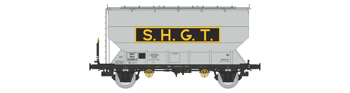 REE Modeles WB-886 SNCF SHGT Getreidewagen Ep.3