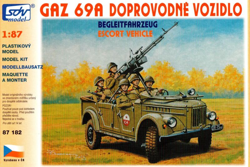 87182 Gaz 69 AM Begleitfahrzeug