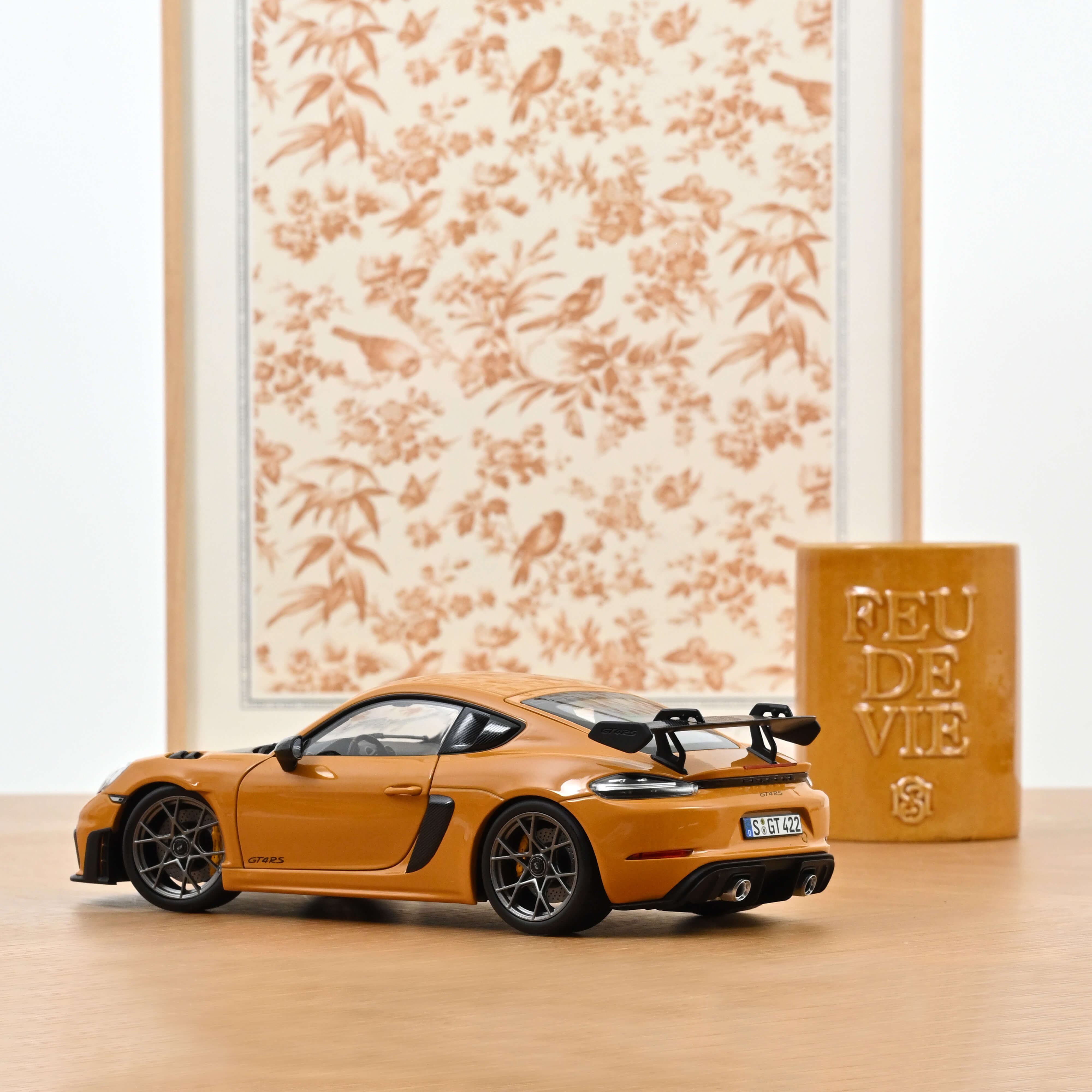 Norev 187252 Porsche Cayman GT4 RS w/Weissach yellow