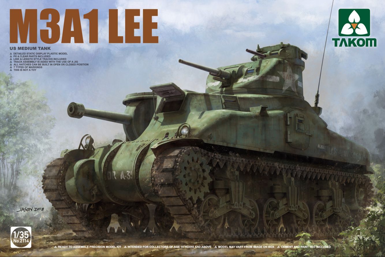 2114 US Medium Tank M3A1 LEE