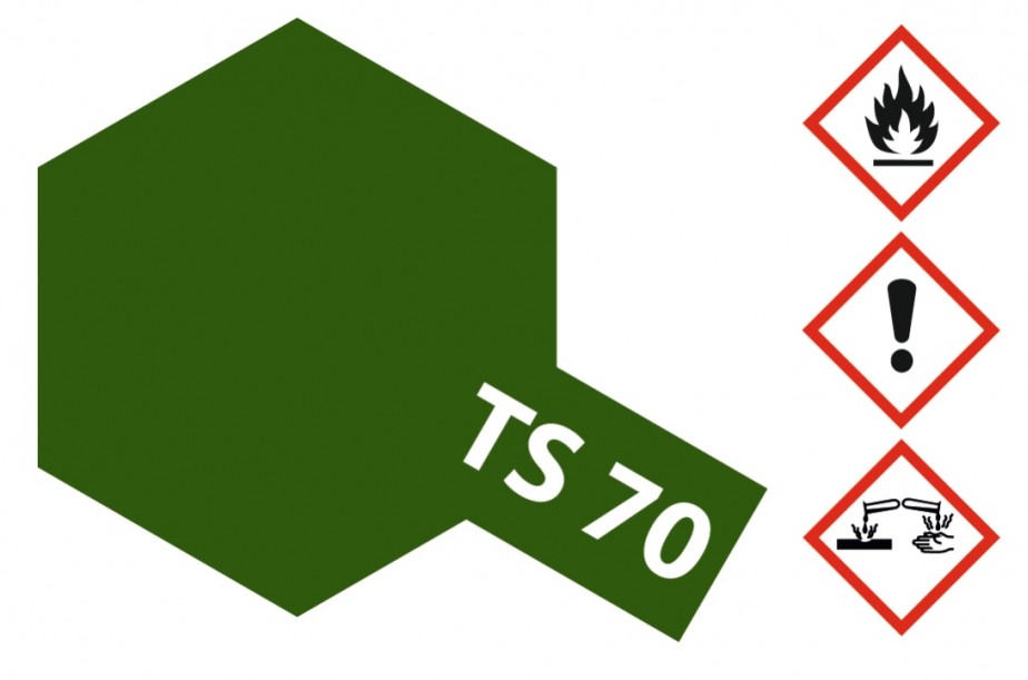 85070 TS70 - Spray Braunoliv matt 100ml