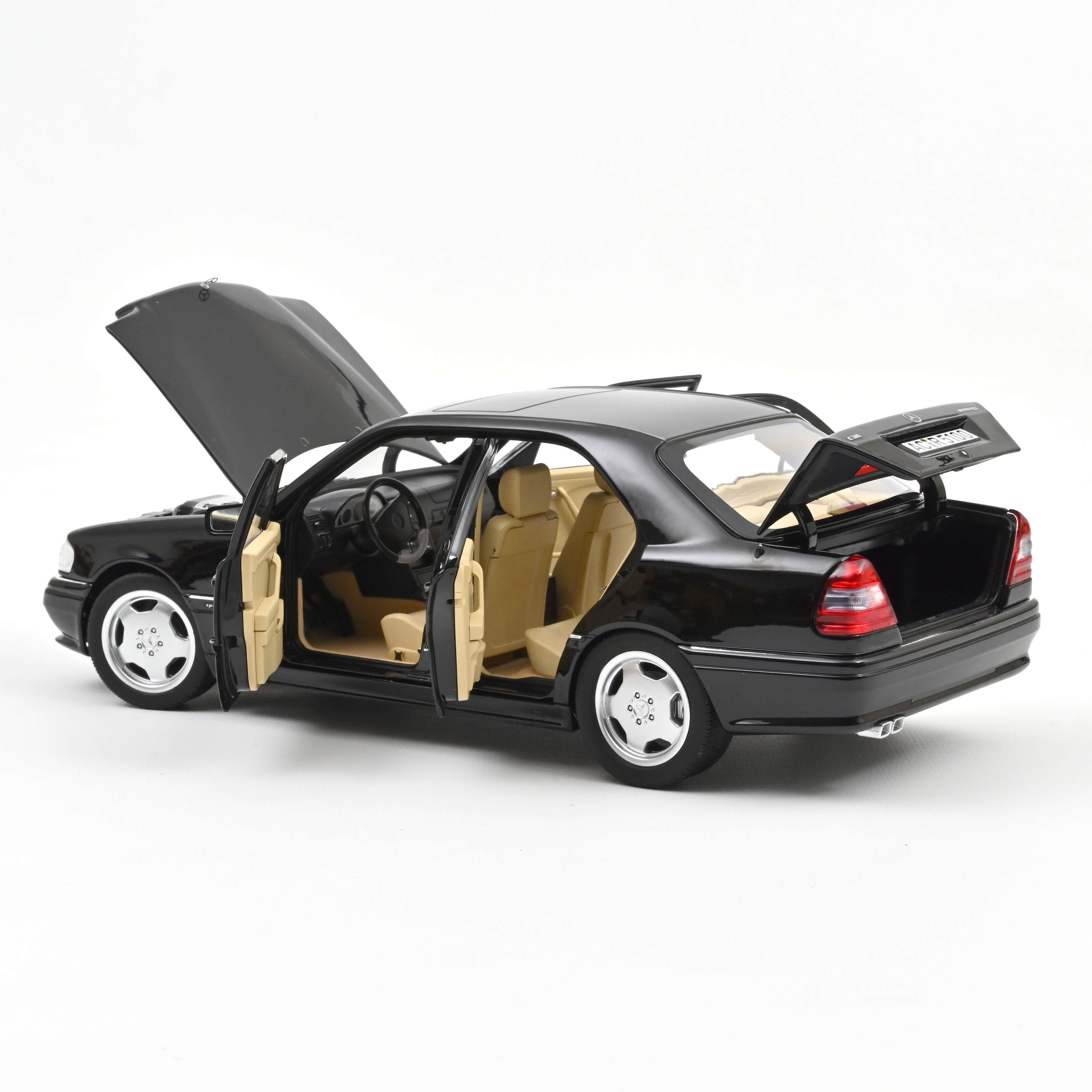 Norev 183381 MB C36 AMG Lim. schwarz-met. (1993)