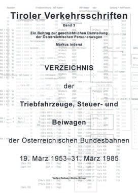 B22 Tiroler Verkehrsschriften - Band 3