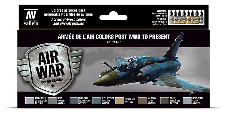 71627 Farbset: WWII Armee de l'Air 8x 17ml