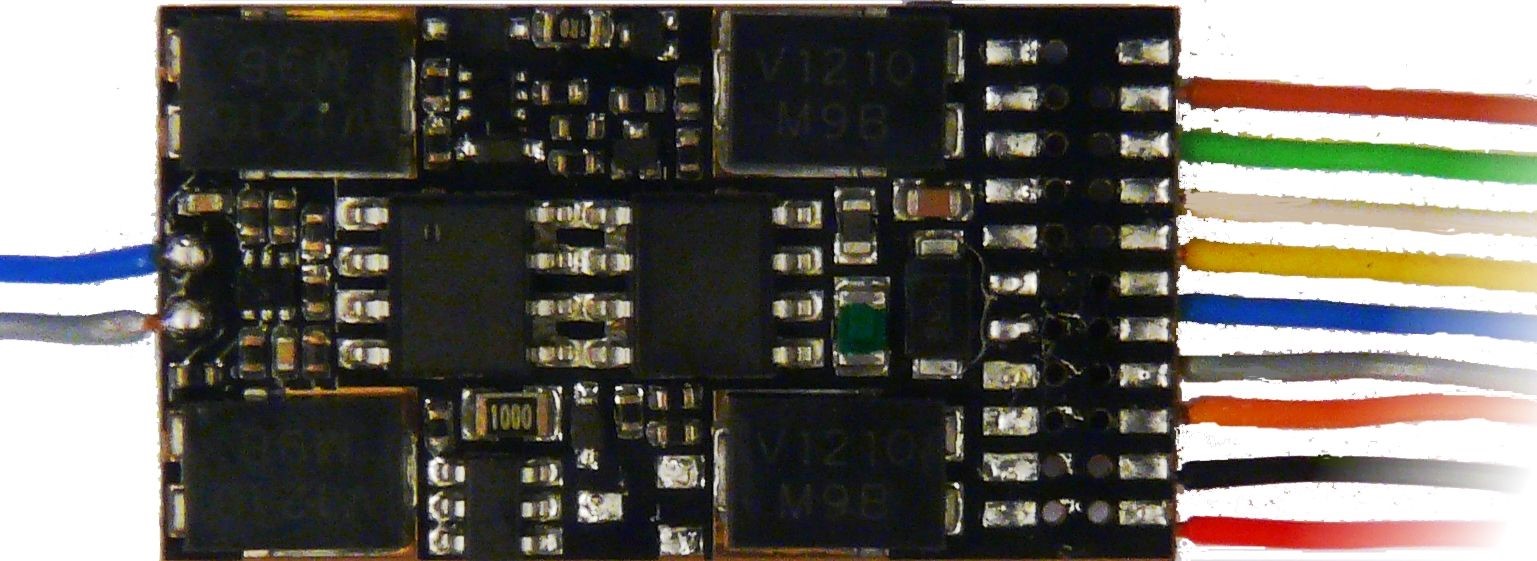 Zimo MX632V Decoder NEM mit 12 Drähten