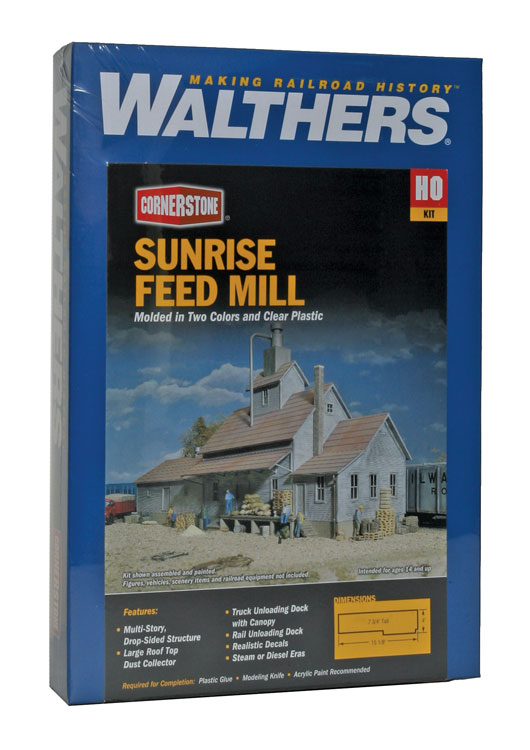 Walthers 3061 Sunrise Feed Mill-HO