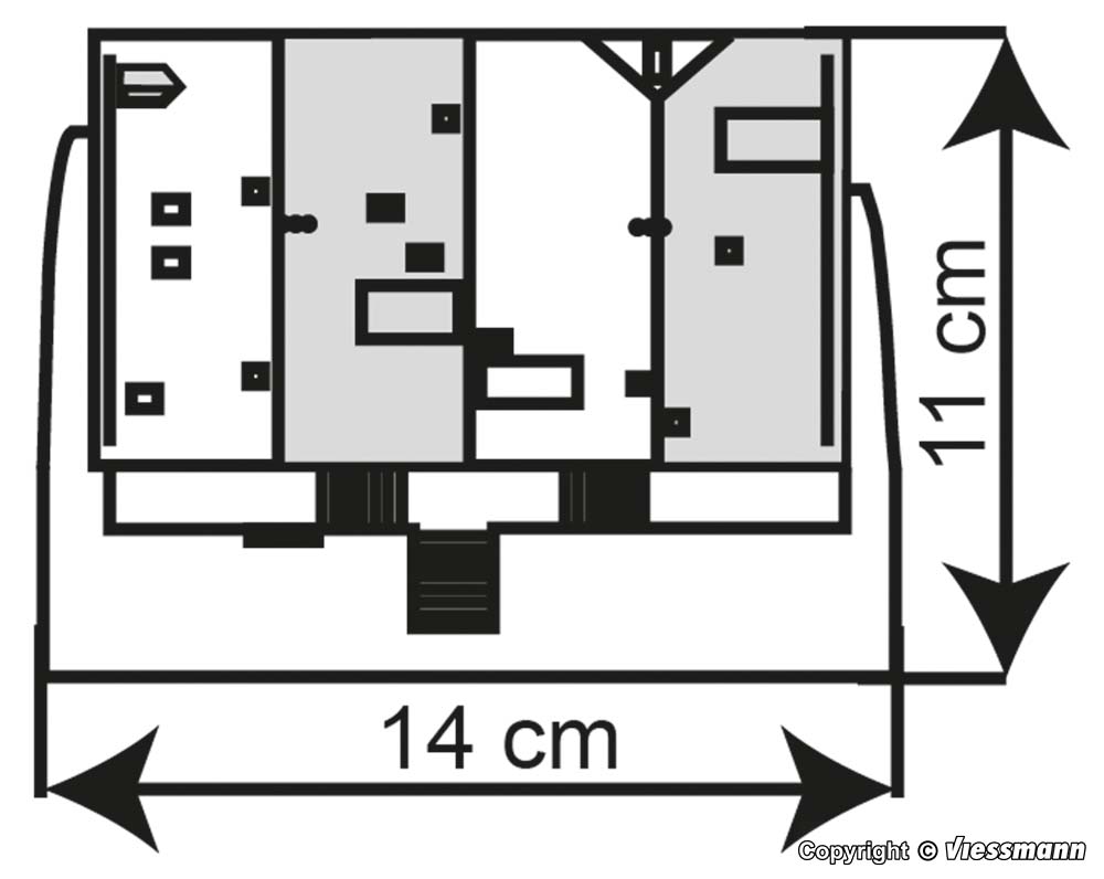 Kibri 37368 Fachwerkhäuser an der Stadtmauer