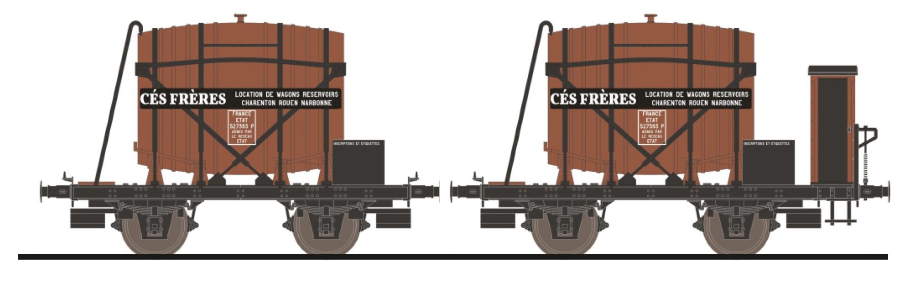 4504 ETAT Weinfasswagen-Set 2-tlg. Ep.2