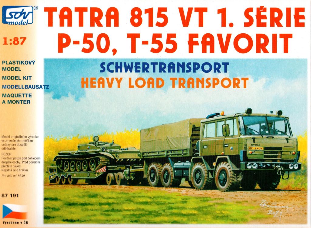 87191 Tatra 815 8x8 VT, P-50, T-55C-2 Favorit