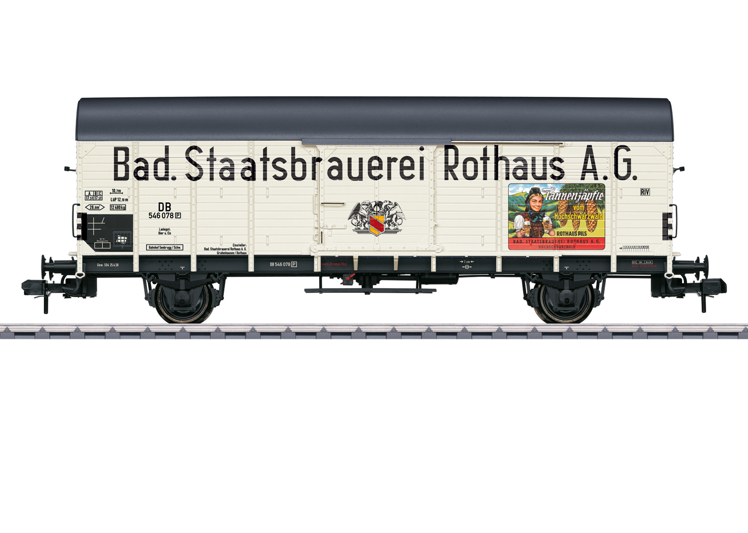 Märklin 58837 DB ged. Güterwagen "Tannenzäpfle" Ep.3