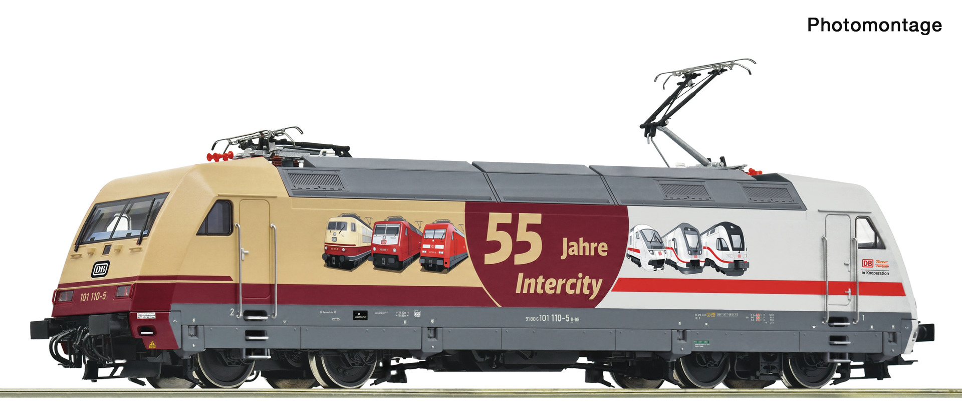 Roco 7500324 DBAG E-Lok BR 101 55 Jahre IC Ep.6