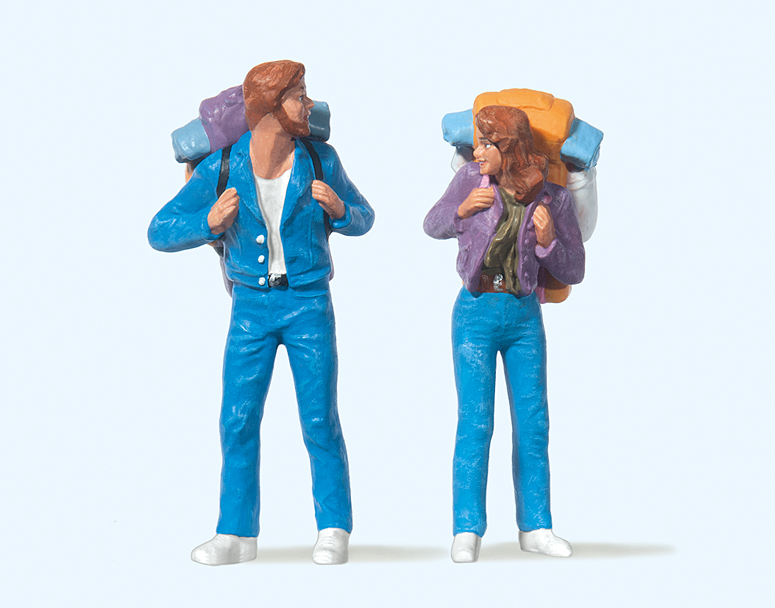 Preiser 63072 Rucksacktouristen