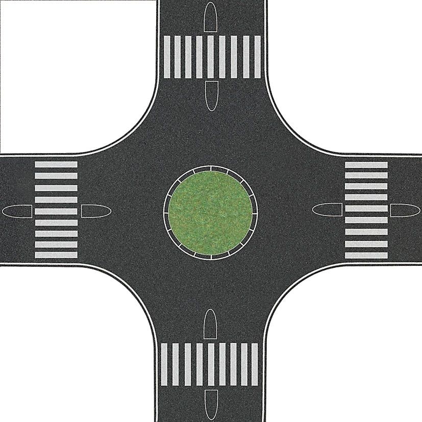1101 Asphalt Kreisverkehr