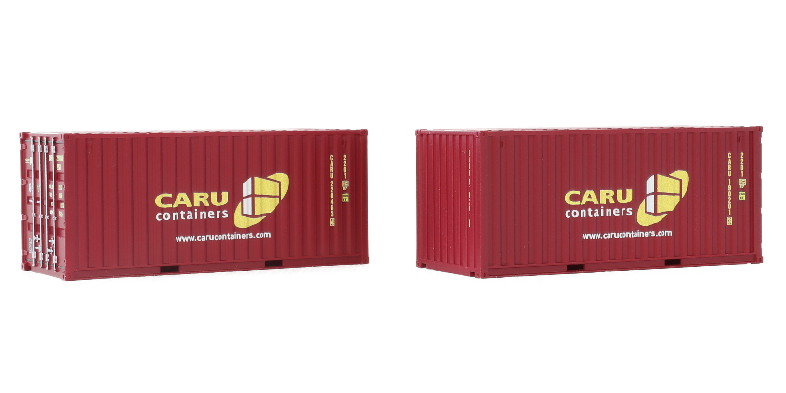 98010024 2-tlg set Container 20' Caru - Low Cube