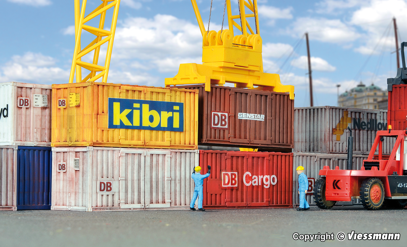 Kibri 10924 20-Fuß-Container, 8 St.