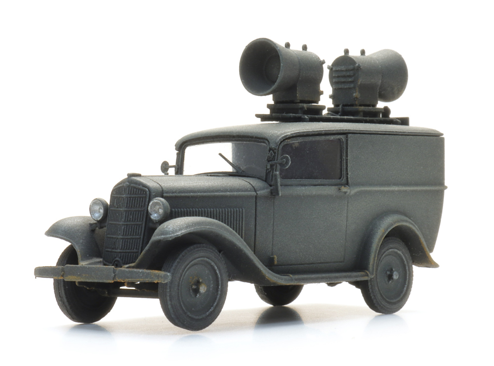 Artitec 1720031 Bausatz - Opel P4 Lautsprecherwagen