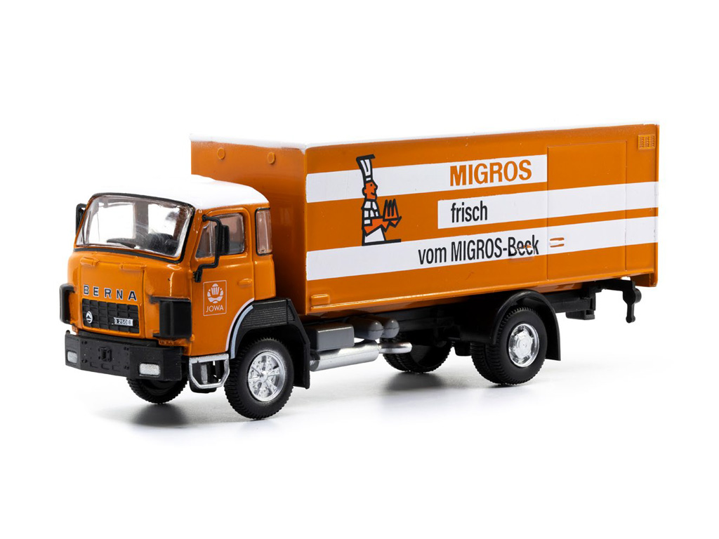 85.002386 Berna D250B F4×2 Koffer-LKW Migros-Beck