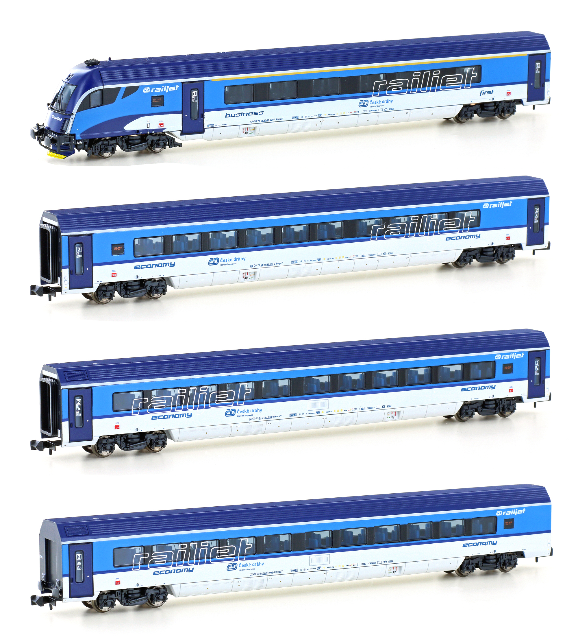 25230 CD Railjet Personenwagen-Set 4-tlg. Ep.6