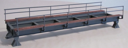 Hack T1-48 Spur 1 Blechträgerbrücke 48cm, mit Lauf