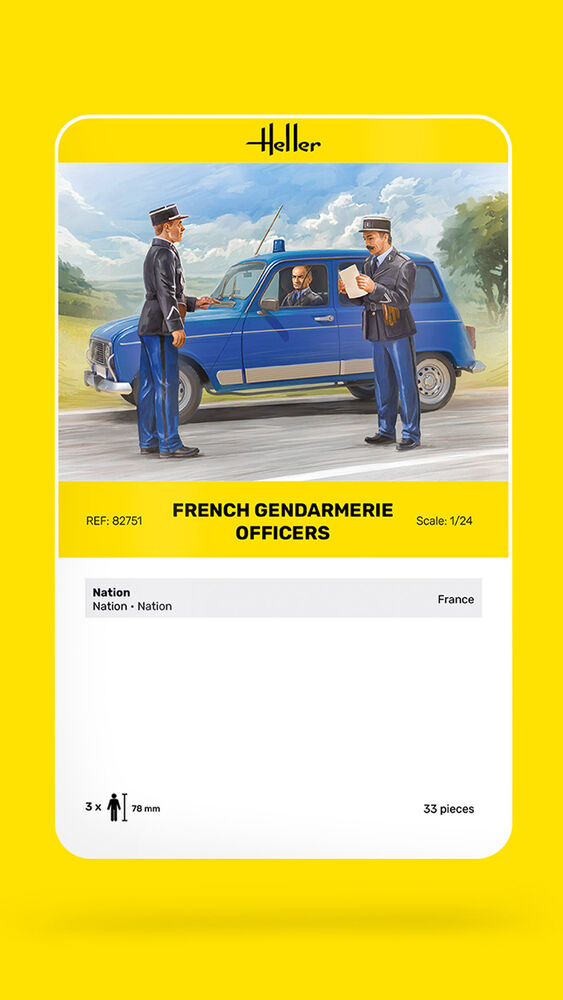 Heller 82751 French Police Officers