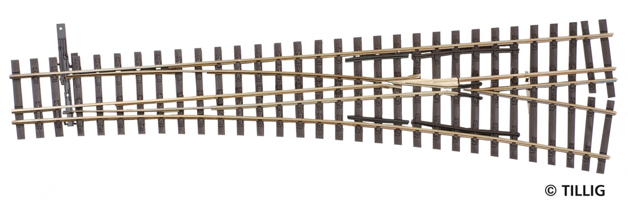 85197 Dreischie. Schmalspurw. re. 15°, L=228mm