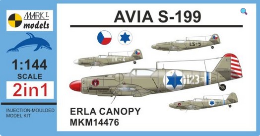 MKM144076 Avia S-199 Erla Canopy
