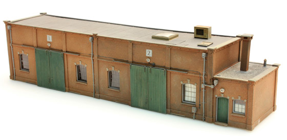 10.307 Lagergebäude Halbmodell