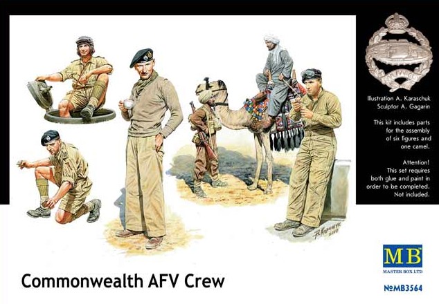 MB3564 British armored troops Africa
