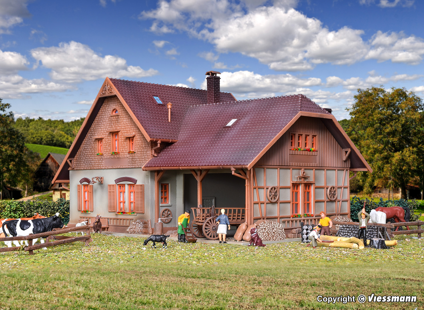 43744 Bauernhaus mit Remise