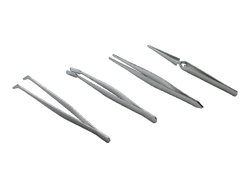 30397 Pinzetten Set Sortiment - 4 teilig - ro
