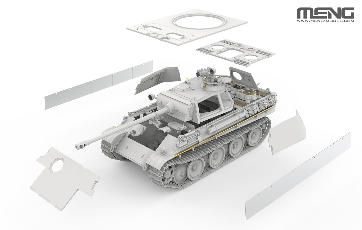 MENG TS-054 Panther Ausf.G Late w/ FG1250 Active Inf