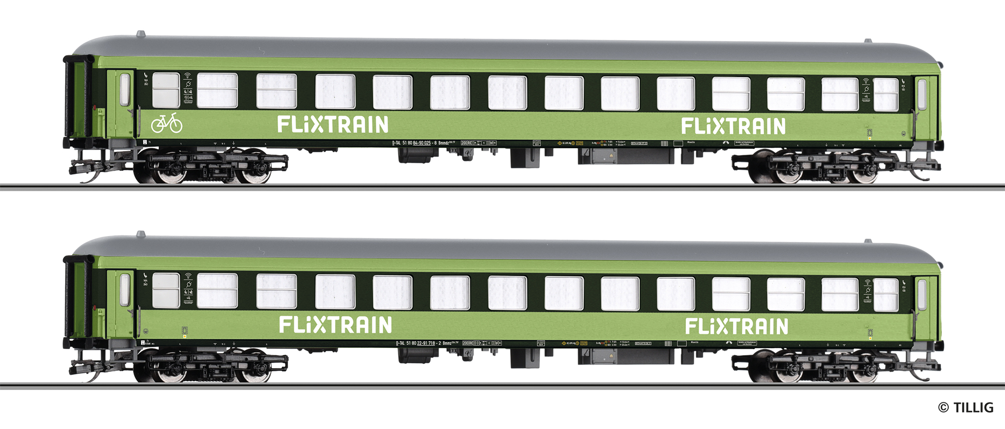 01101 FlixTrain“Reisezugwagen-Set 2-tlg. Ep.6