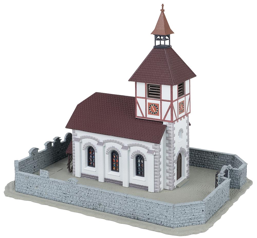 130679 Dorfkirche mit Kirchhof