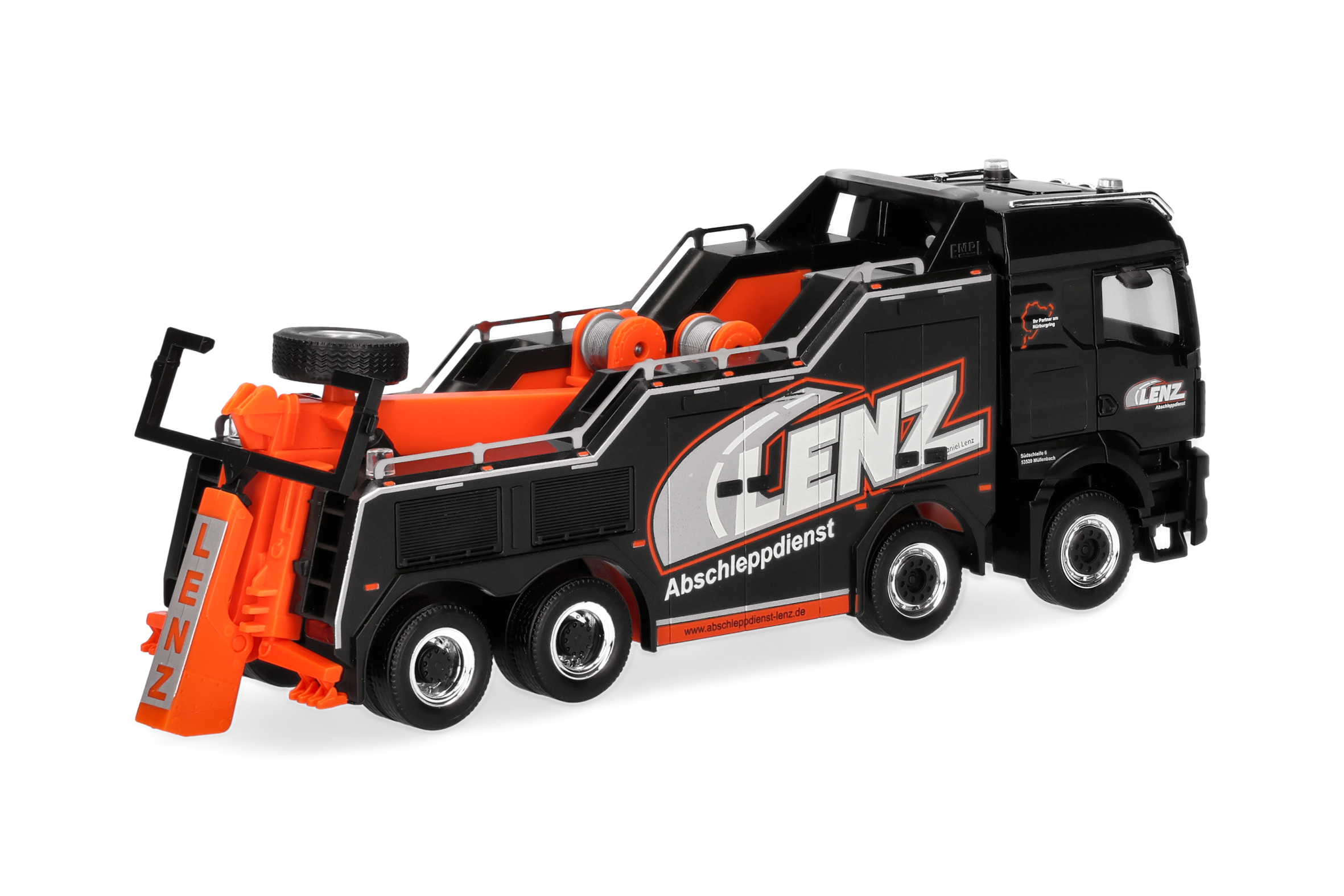 Herpa 320634 MAN TGS TM Empl Bison Bergefahrzeug Lenz