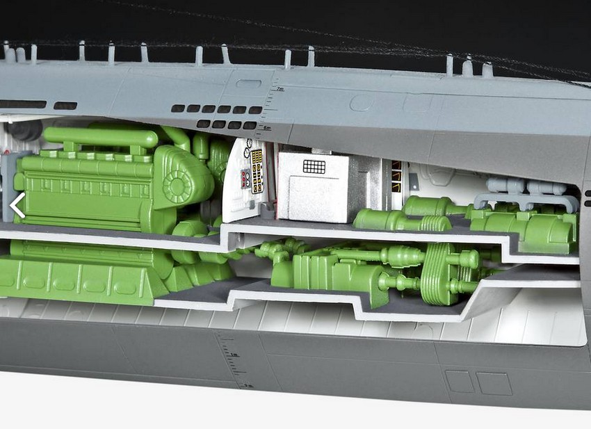 Revell 05078 U-Boot Typ XXI U2540 & Interieur