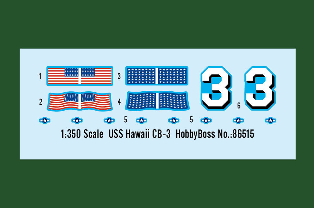 HobbyBoss 86515 USS Hawaii CB-3
