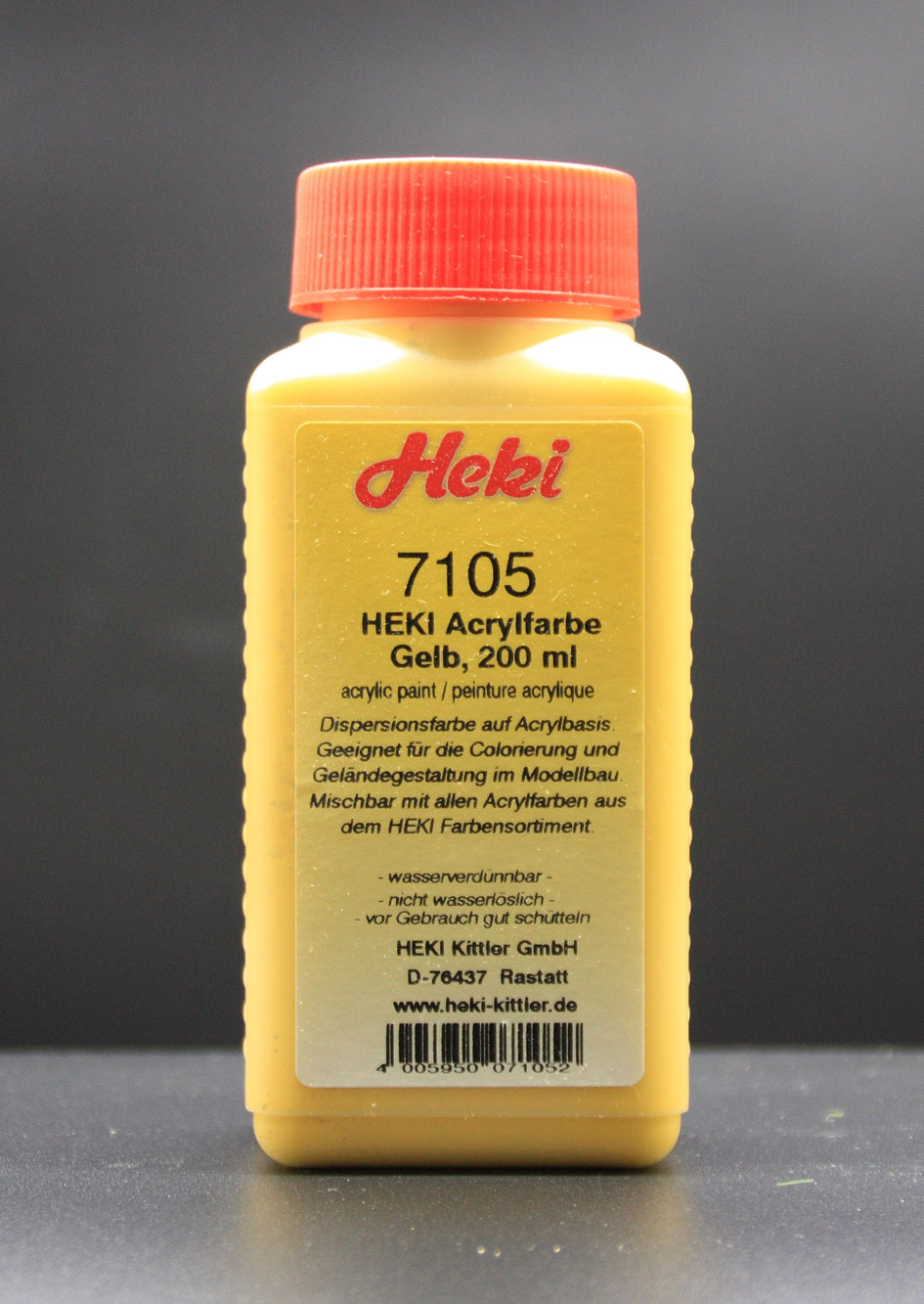 7105 Acrylfarbe Gelb, 200 ml