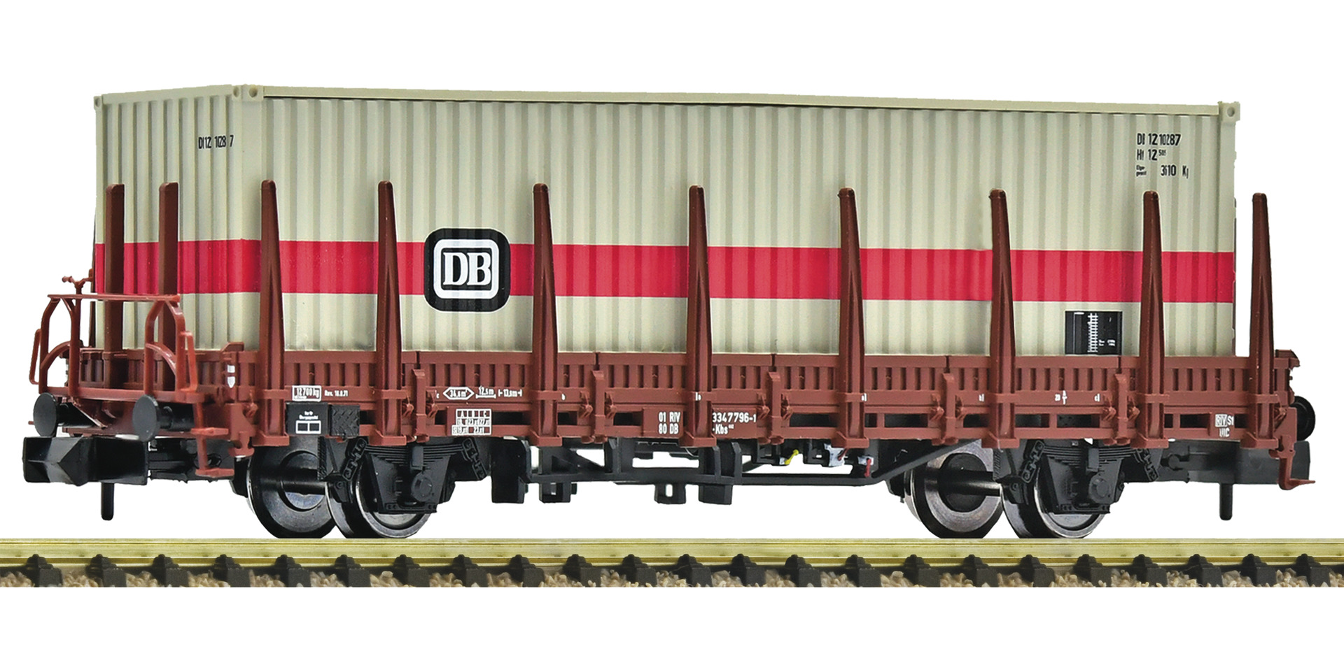 6660161 DB Steckrungenwagen mit 40' Cont. Ep.4