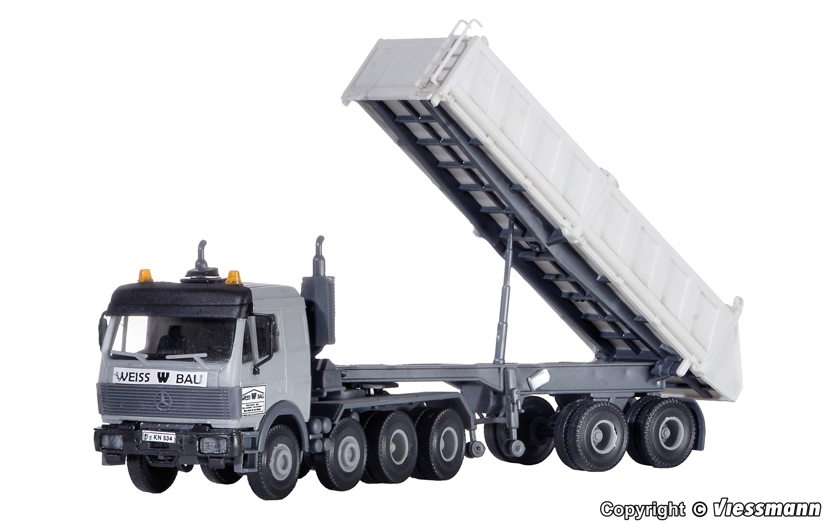 Kibri 13587 MB SK Kipp-SZ grau/weiss