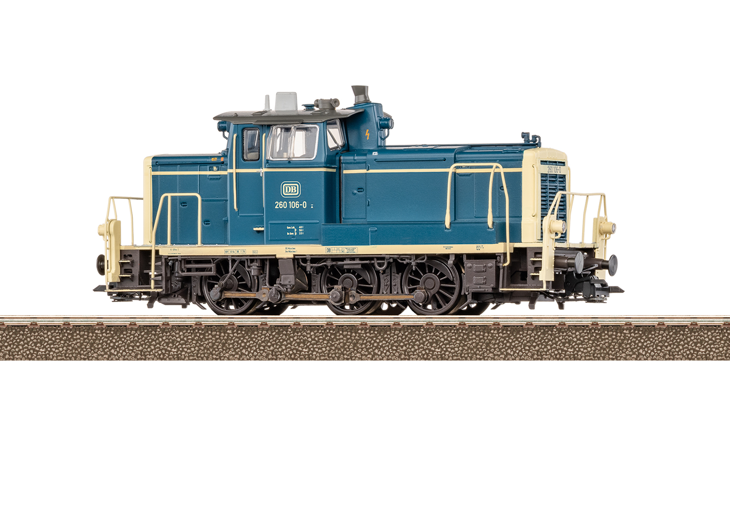 25601 DB Diesellok 260 106-0 oz.blau/beige Ep4