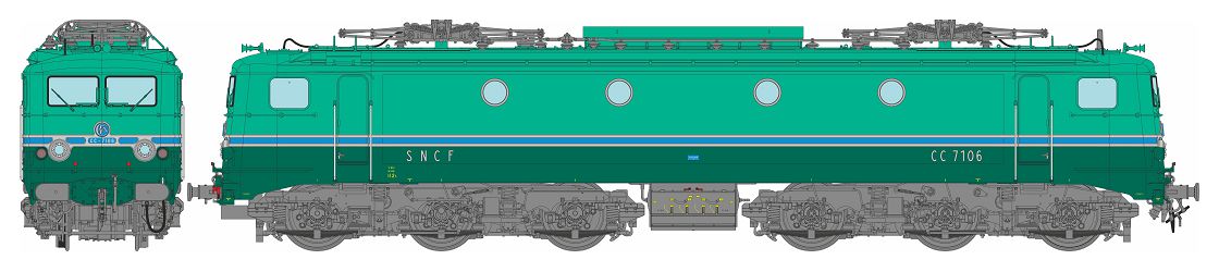 MB-195S SNCF E-Lok CC 7100 Ep.4/5