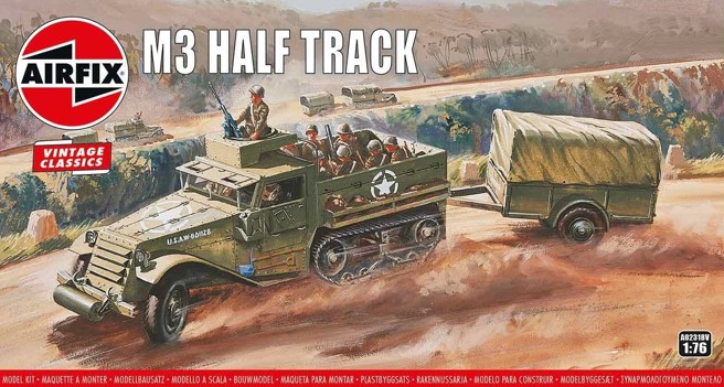 02318V M3 Half Track&1 Ton Trailer- Vintage Cl.